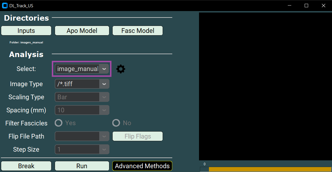 select image manual