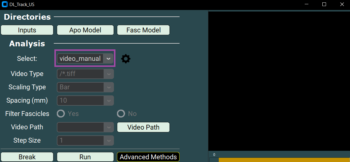 analysis type video manual